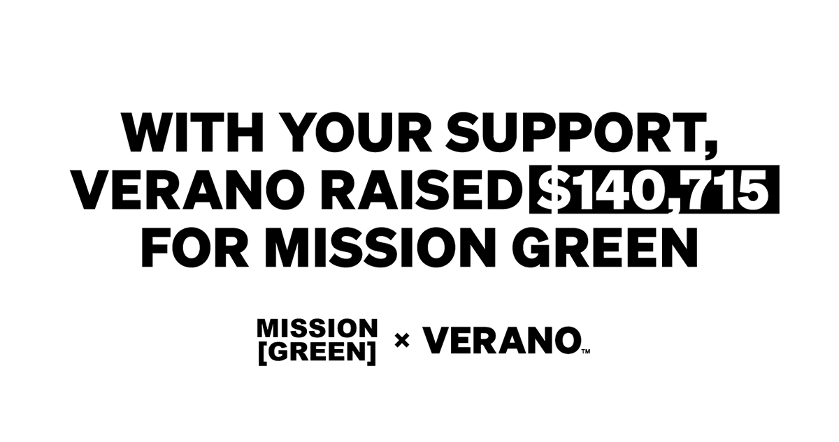 Verano Donates to Mission Green