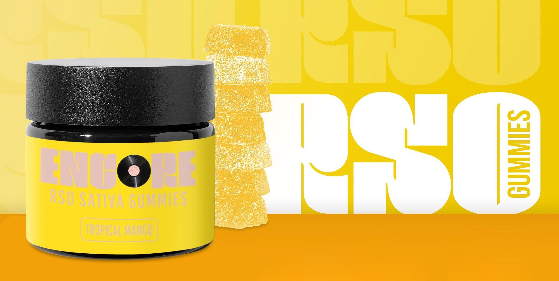 Encore Mango RSO Sativa Gummies