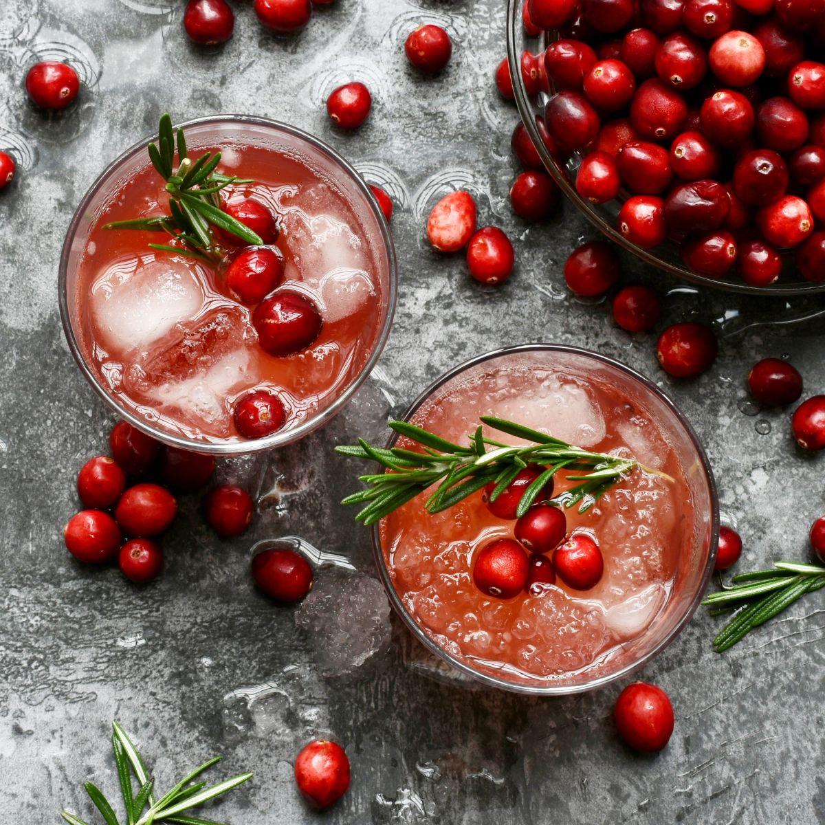 Cranberry Sparkler Cannabis Mocktail